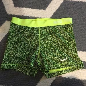 Nike neon print spandex
